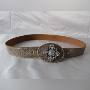 Kemestry Brown Snakeskin Belt XL
